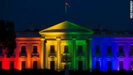 RAINBOW COLORS ON WHITE HOUSE, END IS NEAR1